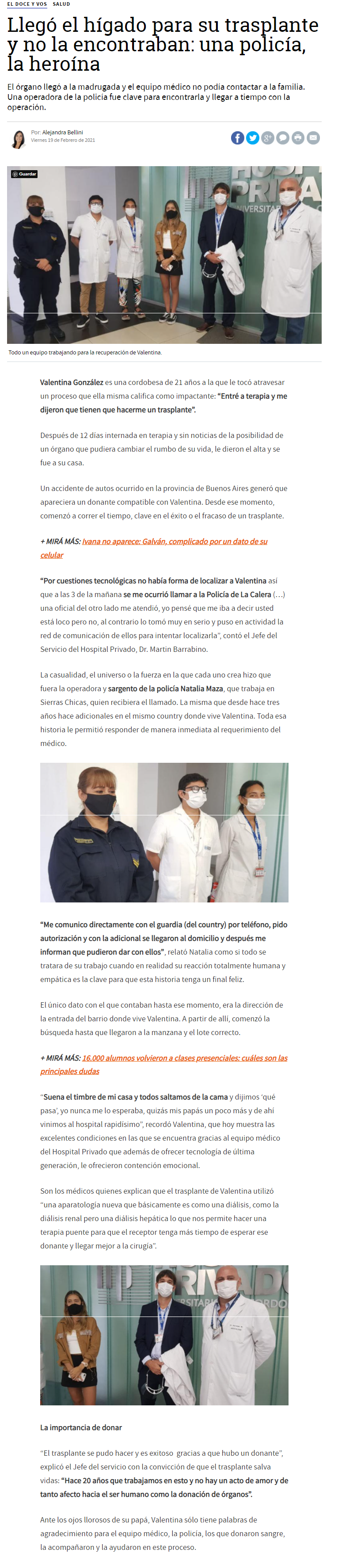 Prensa Hospital Privado Cordoba